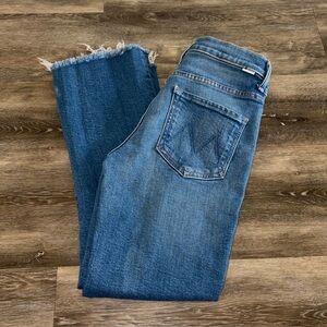 Mother Insider Ankle Fray